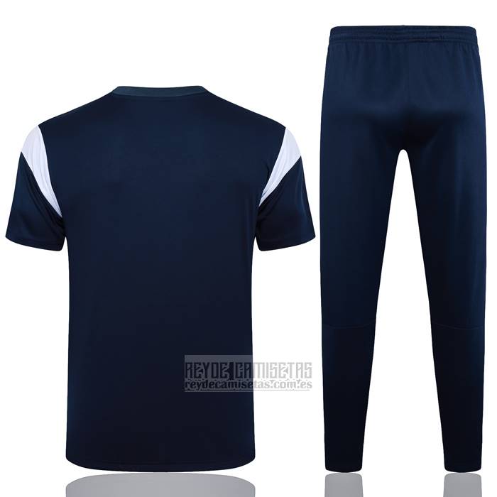 Chandal del Olympique Marsella Manga Corta 2023-2024 Azul